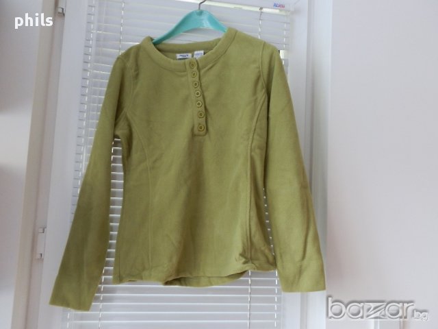 нова блуза М в червено и зелено, снимка 2 - Блузи с дълъг ръкав и пуловери - 12181922