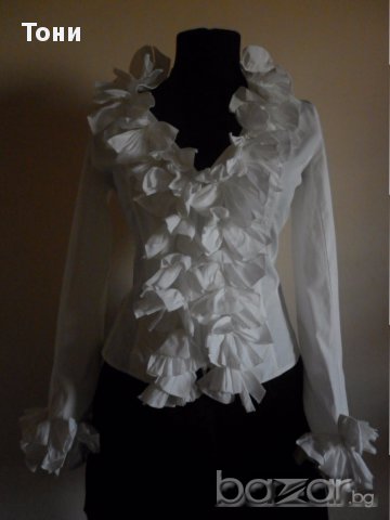 Бяла риза на Anne Fontaine THE KIMMY , снимка 3 - Ризи - 16624117