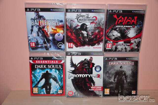 Нови игри.yaiba Ninja,castlevania Lords,battlefield 4,dark Souls 2,prototype,ps3, снимка 1 - Игри за PlayStation - 9594229