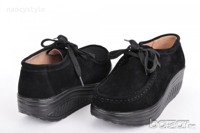 НОВО! Дамски обувки-Ест. велур-Два цвята, снимка 8 - Дамски ежедневни обувки - 18950471