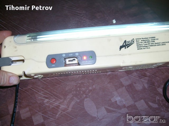 авариика луминисцентна 2 лампи, снимка 8 - Настолни лампи - 13913171