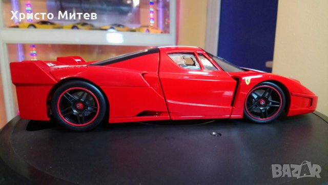 Метална количка Ferrari FXX -Hot wheels 1:18, снимка 10 - Колекции - 26186245