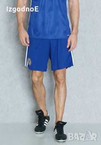 ПРОМО Оригинални къси гащи Челси Адидас Adidas Chelsea FC 2016/17 SS Hom, снимка 3 - Фен артикули - 25911603