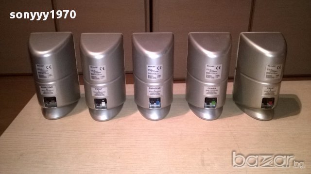 Sharp cp-cn400-8ohms/45watt-5бр-17х10х10см-внос швеицария, снимка 9 - Тонколони - 17513544
