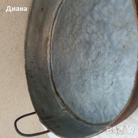 стара кована калайдисана тава за лютеница, агнета , снимка 2 - Антикварни и старинни предмети - 25229763