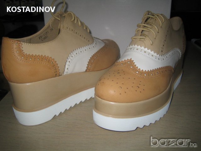 Дам.обувки камел 1121, снимка 5 - Дамски ежедневни обувки - 17720514