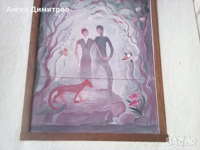 Картина акварел Георги Репнински , снимка 2 - Картини - 25442056