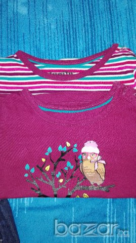 Бебешка рокля / сукман + две блузи с дълъг ръкав Lupilu, снимка 3 - Бебешки рокли - 16106267