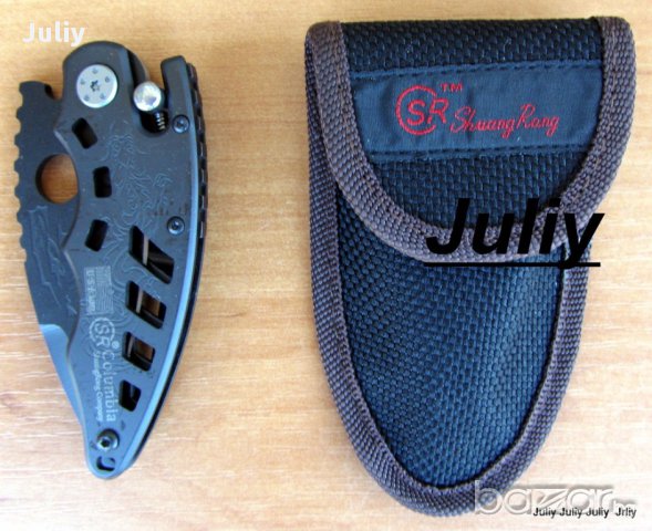 Малко сгъваемо ножче с оригинален дизайн и механизъм - SR217 / SR218, снимка 7 - Ножове - 14123906