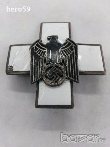 German Red Cross enamel badge DRK