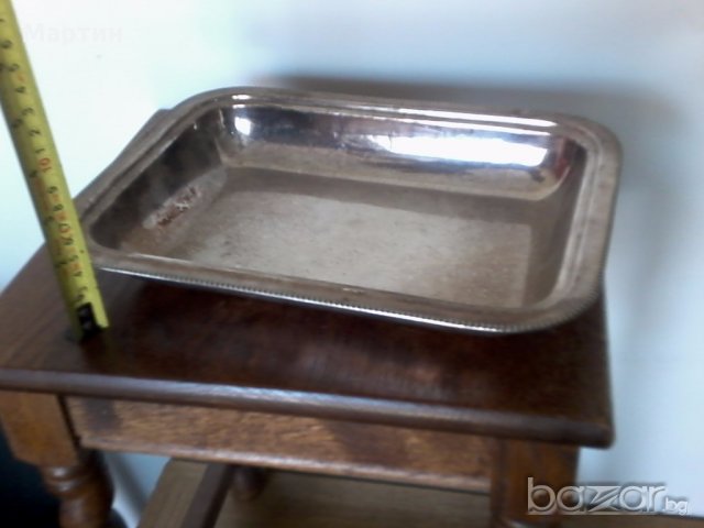 Стар масивен посребрен - Съд - 1бр!(5555608), снимка 7 - Други стоки за дома - 18630463