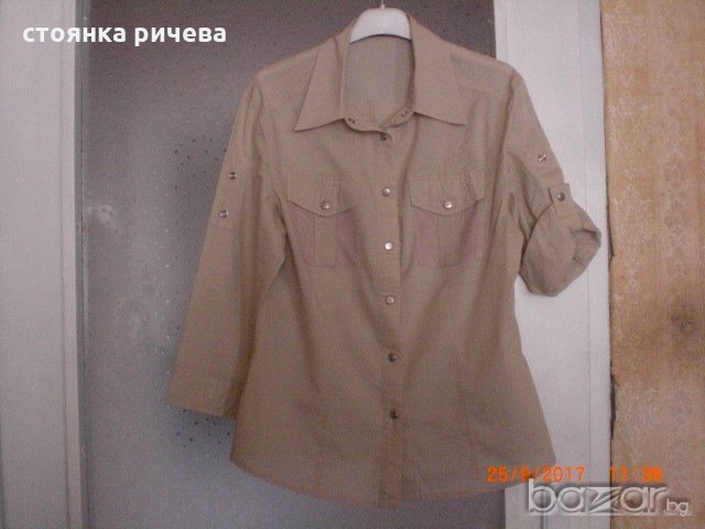 продавам нова маркова дамска блуза-риза с дълъг ръкав-нова.внос от Германия, снимка 1 - Блузи с дълъг ръкав и пуловери - 19399738