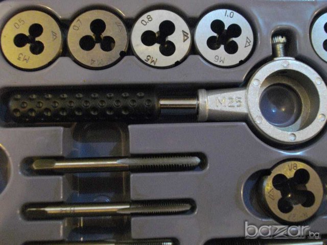 Комплект плашки и метчици нов, снимка 3 - Други инструменти - 8051578