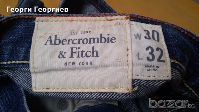 Мъжки дънки Abercrombie & Fitch /Аберкромби енд фич, 100% оригинал, снимка 5 - Дънки - 19959140