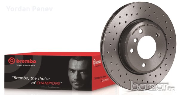 Спирачни дискове Brembo Xtra - надупчени спортни дискове, снимка 2 - Части - 18276818