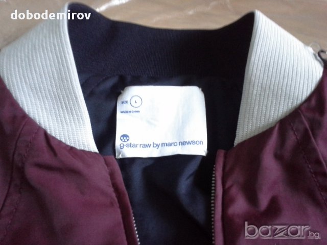 Ново двулицево яке G Star Marc Newson Bomber Jacket Reversible оригинал, снимка 16 - Якета - 11870890