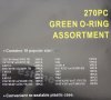 Комплект О - пръстени издръжливи на фреон, масло антифриз гумички к маншет о ринг, снимка 2