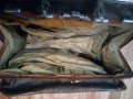 Много стар кожен куфар антика, снимка 3