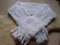 Естествена кожа и плетиво наметка /шал, снимка 5