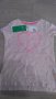 HM H&M ХМ детска розова тениска сърца сърце, снимка 1 - Детски тениски и потници - 21663116