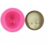 3D бебешко лице глава дете силиконов молд форма декорация торта фондан шоколад и др., снимка 1 - Форми - 24066701