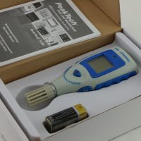 Цифров термометър с влагомер /-10°C + 50°C/, немски, внос от Германия, снимка 1 - Други инструменти - 20883989