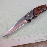Нож малък полуавтоматичен сгъваем, снимка 6 - Други ценни предмети - 22517784