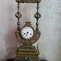 Много рядък Турски бронзов каминен  часовник/Ottoman Turkich Clock/, снимка 2 - Колекции - 21102895