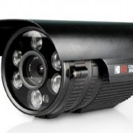1200tvl 1/4" HD IR LED IR-CUT 6 Array Охранителна Ден/Нощ Камера. Удароусточива. Водоустойчива., снимка 6 - Камери - 10962201
