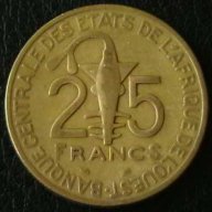 25 франка 1997, Западно Африкански Щати, снимка 1 - Художествена литература - 14580379
