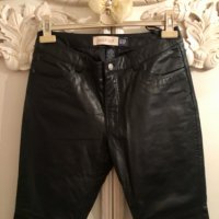 Панталон Gap-100% кожа/черен, снимка 2 - Панталони - 22787641