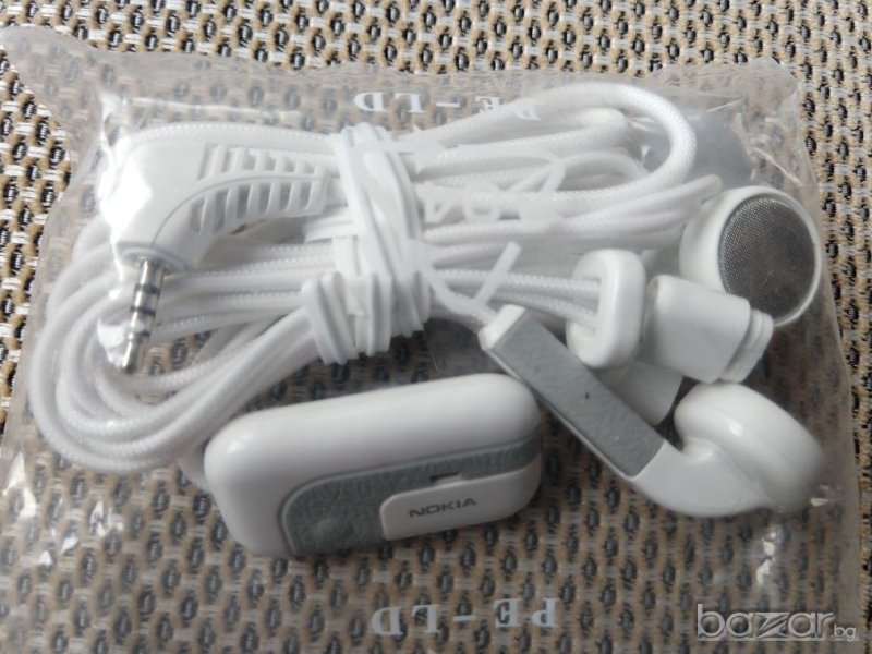Nokia HS-14 headset white new Nokia 6700c 6300, снимка 1
