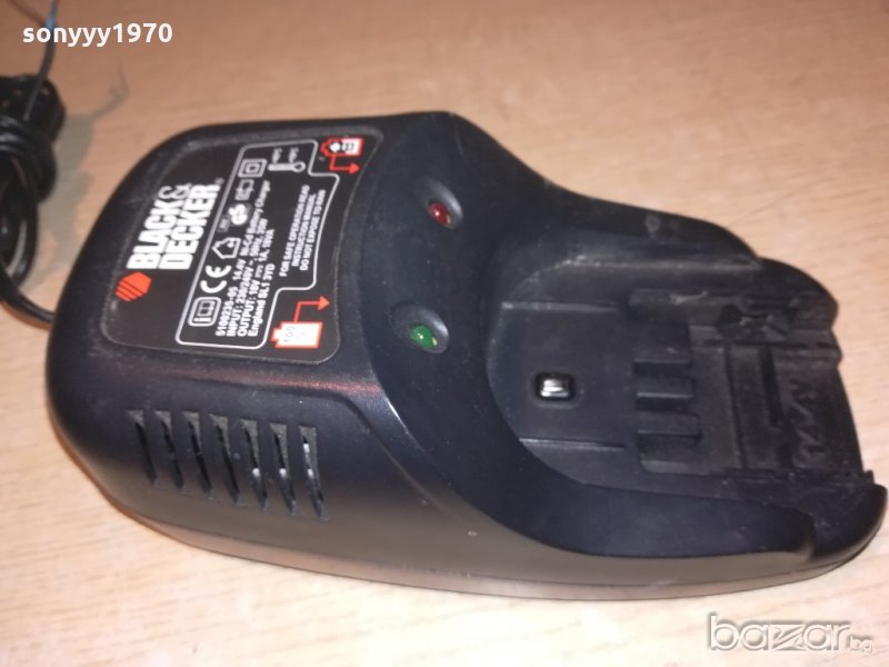 black & decker charger-зарядно-внос англия, снимка 1