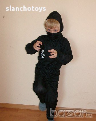 Детски костюм на черна Нинджа, снимка 1