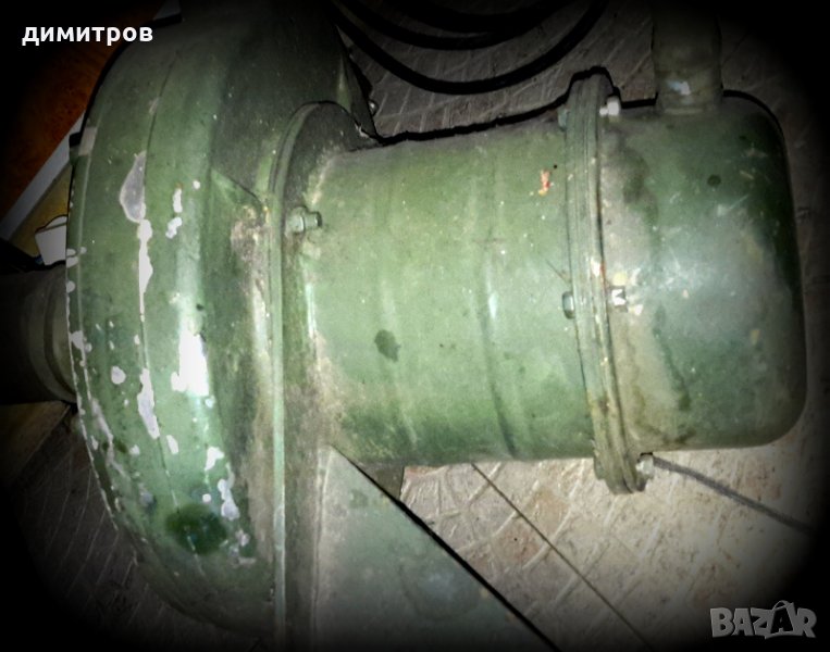 Антика много стар руски серводвигател от военна техника охлюв вентилатор, снимка 1