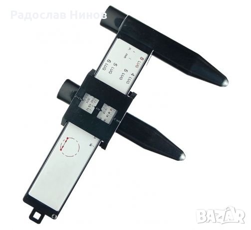 Уред шублер за измерване междуболтово разстояние на джанти, снимка 1