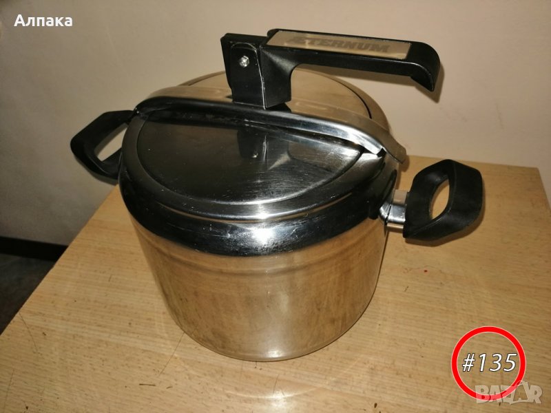 Продавам тенджера под налягане aeternum Италия, алпака, 6 литра, снимка 1