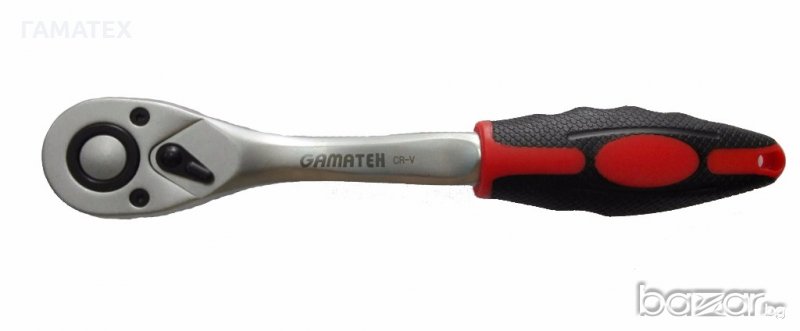 Тресчотка усилена извита 1/2" Dr. - 72 зъба, 317-A4026 , снимка 1