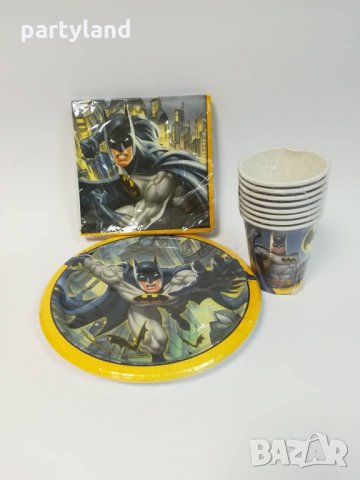 Парти чашки, чинийки, салфетки- Батман, снимка 1 - Други - 23899633