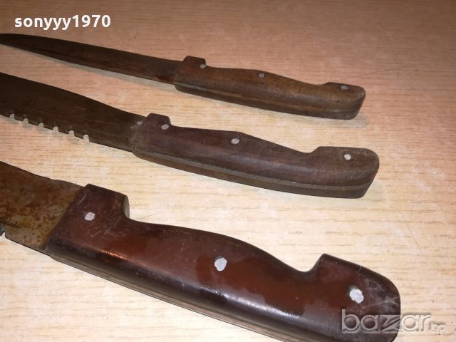 три стари ножа-ретро колекция-37/34/30см, снимка 15 - Колекции - 21073492