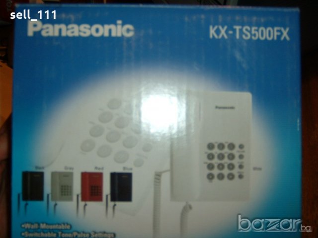 Стационарен телефон PANASONIC KX-TS500FX