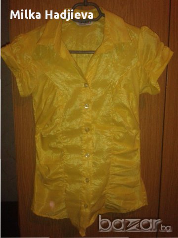 Жълта риза, снимка 1 - Ризи - 17992960