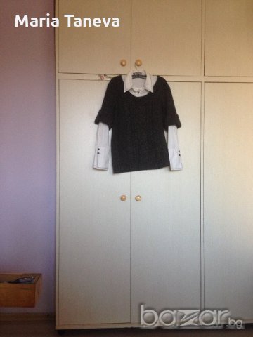 Дамски плетен блузон, снимка 3 - Блузи с дълъг ръкав и пуловери - 20664044