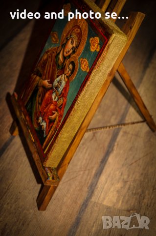 Икона на Дева Мария с Младенеца, снимка 8 - Икони - 22667772