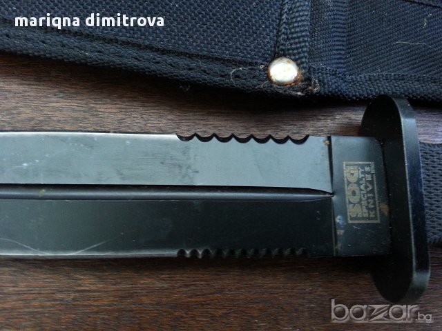 нож с кожен калъф, снимка 4 - Ножове - 16641742