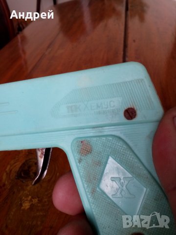 Стара играчка пистолет #4, снимка 7 - Антикварни и старинни предмети - 25078535