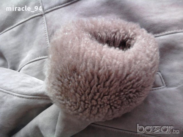 Нов дамски дълъг кожух от естествена кожа , снимка 2 - Палта, манта - 12748145