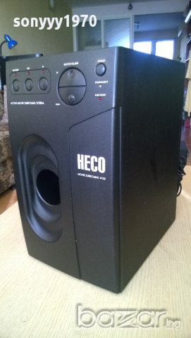 heco movie surround 4100-150watts-активен събуфер-40/32/22см-внос швеицария, снимка 10 - Ресийвъри, усилватели, смесителни пултове - 9271160