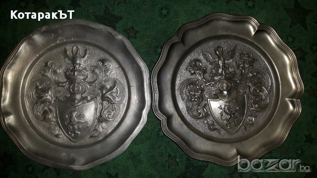 Релефни пана с автентични детайлни гербове - Лот 4 бр., снимка 2 - Антикварни и старинни предмети - 14486805