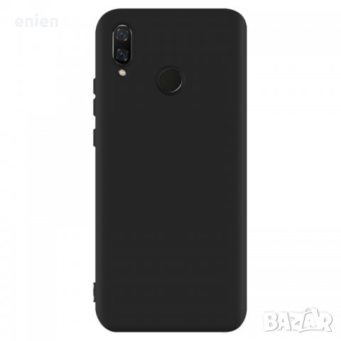 Черен матов силиконов кейс за Huawei P30 Lite P30 P30 PRO, снимка 2 - Калъфи, кейсове - 25548233